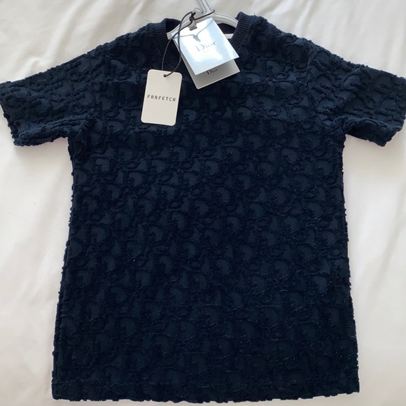 Authentic Teen Dior Navy Blue Tee Shirt - Picture 3 of 4